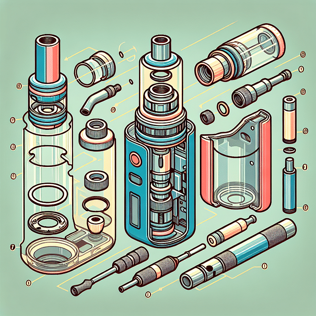 reassembling parts of a clean vaporizer