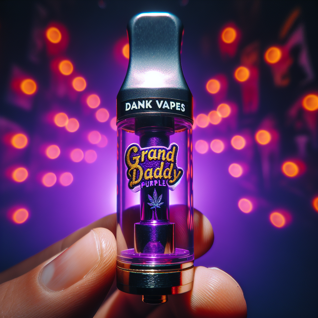 Dank Vapes Grand Daddy Purple cartridge