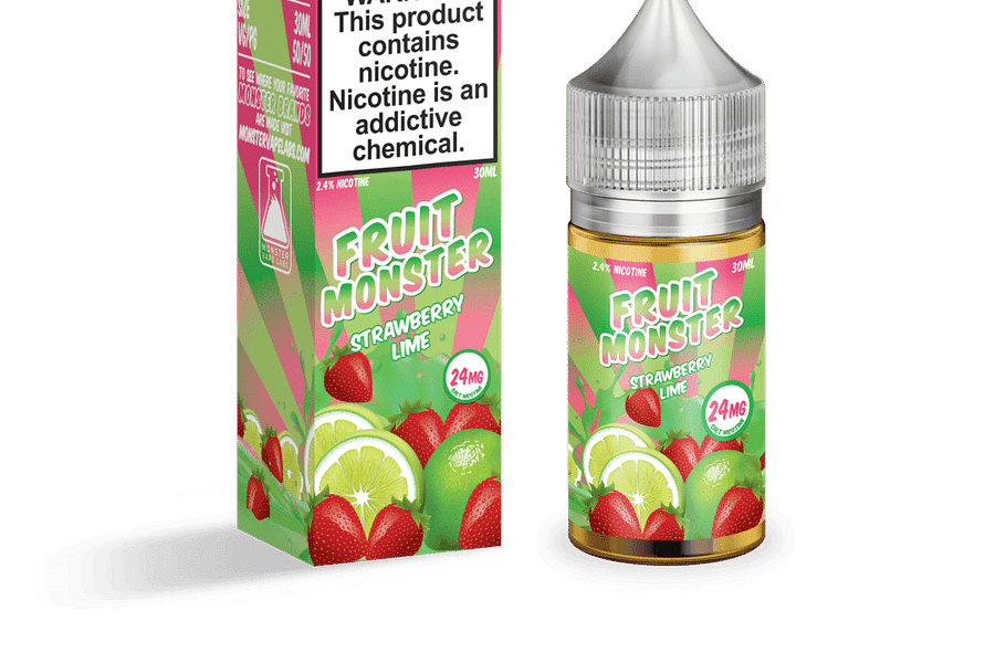 Fruit flavored nicotine-free e-liquid