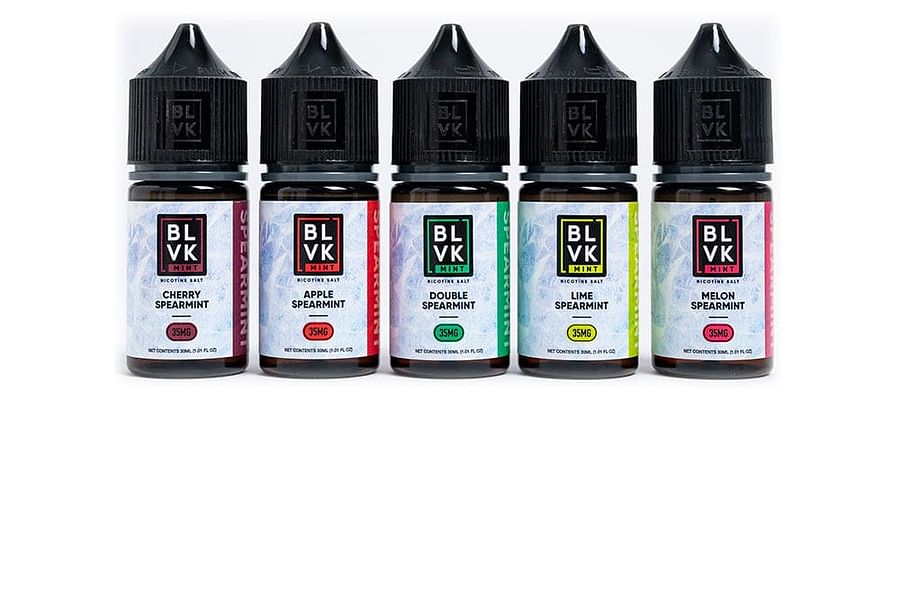 Mint flavored nicotine-free e-liquid