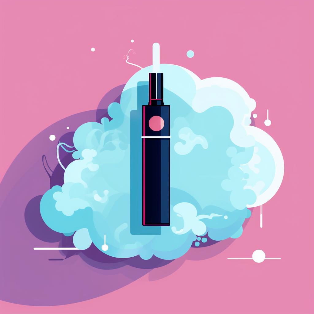 A Breeze Vape connected to a USB charger.