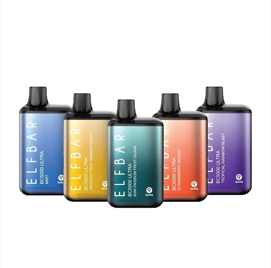 Colorful collection of Elf Bar Vape models