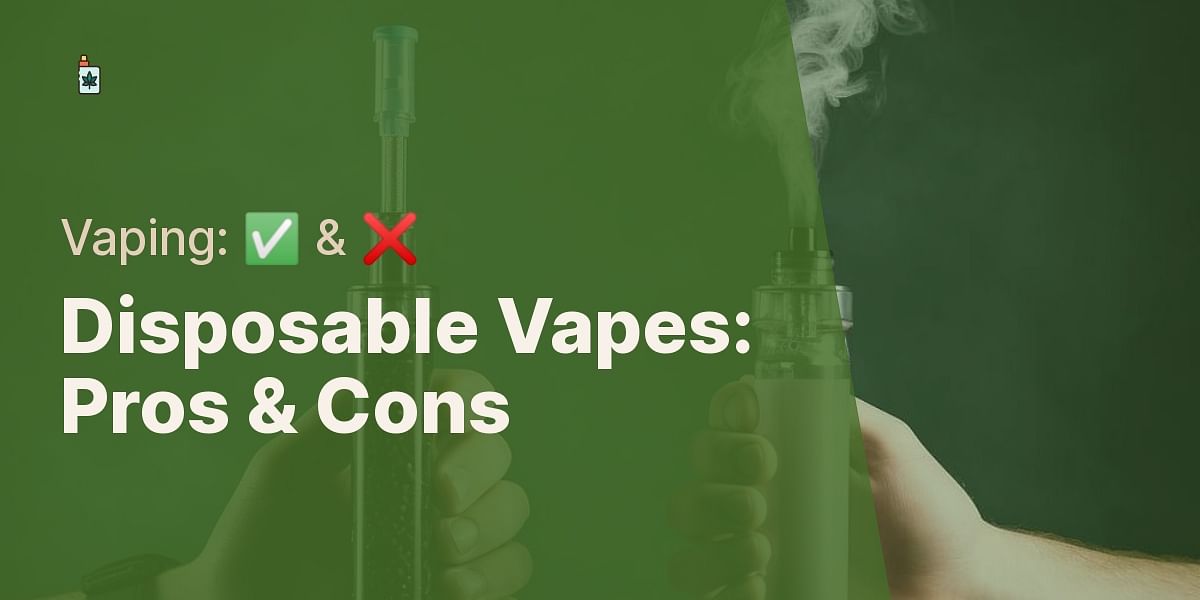 Beyond Convenience: An Analysis of the Pros and Cons of Disposable Vapes