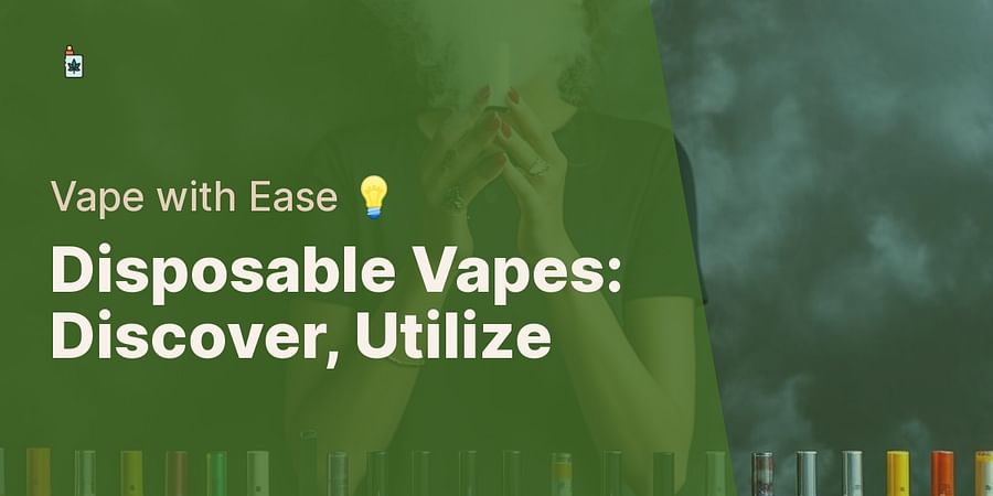 Disposable Vapes: Discover, Utilize - Vape with Ease 💡