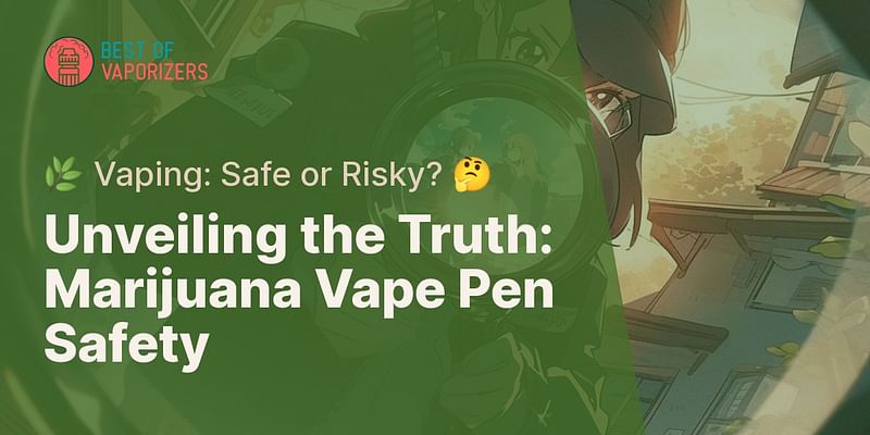Unveiling the Truth: Marijuana Vape Pen Safety - 🌿 Vaping: Safe or Risky? 🤔