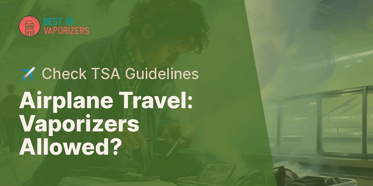 Can I bring a vaporizer on an airplane?