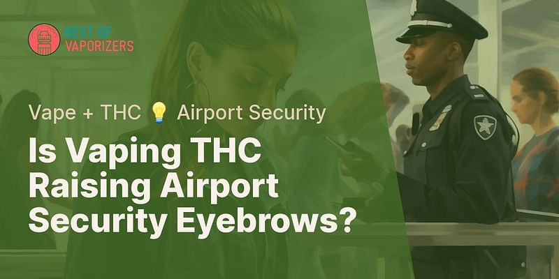 Is Vaping THC Raising Airport Security Eyebrows? - Vape + THC 💡 Airport Security
