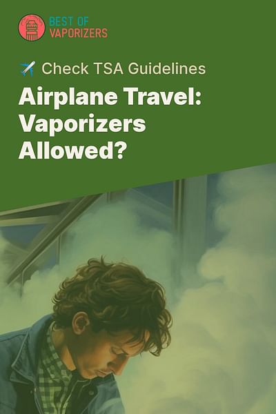 Airplane Travel: Vaporizers Allowed? - ✈️ Check TSA Guidelines