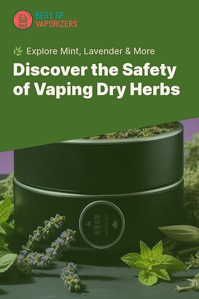 Discover the Safety of Vaping Dry Herbs - 🌿 Explore Mint, Lavender & More